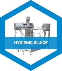 hygienic sluice