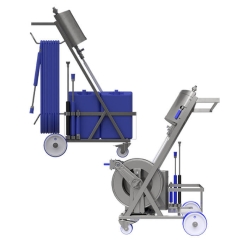 Complete mobile cleaning stations