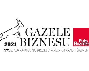 2021 // Zdobycie Nagrody Gazele Biznesu